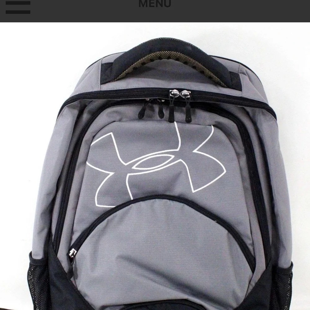 Under Armour Black and Gray Backpack
